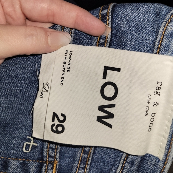 RAG AND BONE medium wash boyfriend  distressed boyfriend jeans size 6 and size 8 - Picture 14 of 15